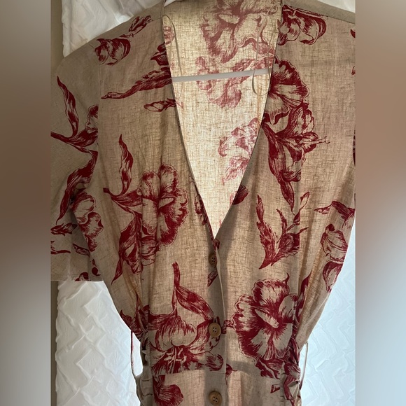 Zara Vintage Flower Dress - Picture 2 of 4